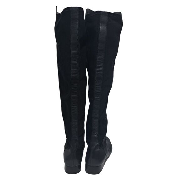Louise Et Cie Lo- Andora Minimalist Boho Goth Over The Knee Boots Siz 8.5 Black - Picture 5 of 13